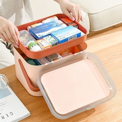 Hộp Đựng Thuốc 2 Tầng Đồ Dùng Y Tế Gia Đình 2 Tầng - Hộp Đựng Đồ Dùng Gia Đình A4361