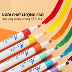 Bộ 60 Bút màu Acrylic Marker Thỏa Sức Đam Mê Vẽ Nghệ Thuật A2522