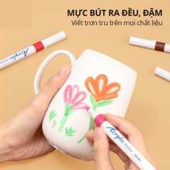 Bộ 60 Bút màu Acrylic Marker Thỏa Sức Đam Mê Vẽ Nghệ Thuật A2522