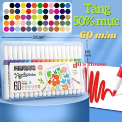 Bộ 60 Bút màu Acrylic Marker Thỏa Sức Đam Mê Vẽ Nghệ Thuật A2522