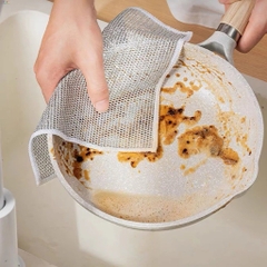 Miềng Rửa Chén Bát Lưới Bạc, Miếng Cọ Rửa Vệ Sinh Xoong Nồi, Rẻ lau nhà bếp đa năng A4842