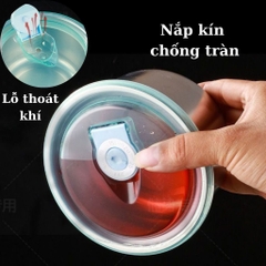 Hộp Inox Đựng Thực Phẩm Dáng Tròn Hộp Đựng Thực Phẩm Có Nắp Đậy Bảo Quản Thực Phẩm A3113