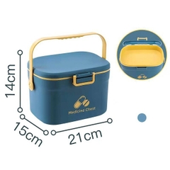 Hộp Đựng Thuốc 2 Tầng Đồ Dùng Y Tế Gia Đình 2 Tầng - Hộp Đựng Đồ Dùng Gia Đình A4361