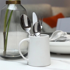 Hộp 4 Dao Muỗng Nĩa Thìa Inox Cao Cấp Sáng Bóng Cho Bàn Tiệc Gia Đình, Quán Ăn, Nhà Hàng A2842