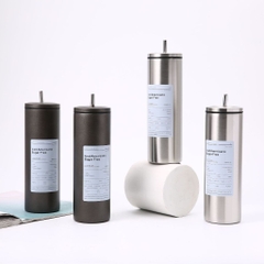 Ly giữ nhiệt Americano 600ML Bình giữ nhiệt cao cấp inox 304 A2733