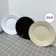 Đĩa Nhựa Tròn Việt Nhật Lòng Nông Cao Cấp Đựng Thức An (1208-4) A2942