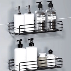 Kệ Nhà Tắm Dán Tường Bằng Kim Loại, Kệ Gia Vị Nhà Bếp Đựng Đồ Trang Trí Decor Phòng Khách A2751