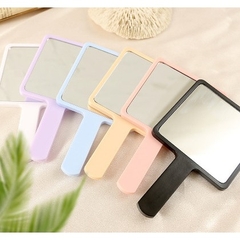 Gương Trang Điểm Cầm Tay Mini Nhỏ Gọn Bỏ Túi tiện lợi màu trơn mang du lịch A4821