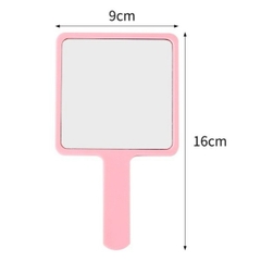 Gương Trang Điểm Cầm Tay Mini Nhỏ Gọn Bỏ Túi tiện lợi màu trơn mang du lịch A4821