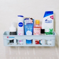 Khay Đựng Đồ Nhà Tắm Dán Tường Việt Nhật Size Đại, Kệ Nhà Tắm Phòng Bếp Dán Tường Kệ Đựng Mỹ Phẩm Gia Vị (5701) A2821