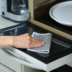 Miềng Rửa Chén Bát Lưới Bạc, Miếng Cọ Rửa Vệ Sinh Xoong Nồi, Rẻ lau nhà bếp đa năng A4842