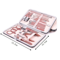 Bộ Dụng Cụ Cắt Tỉa Móng 18 Chi Tiết Đa Năng, Bộ Làm Nail Kèm Hộp  Nhỏ Gọn Siêu Đẹp Sang Chảnh A4831