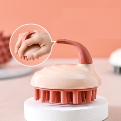 Lược Gội Đầu Massage Silicon Tẩy Tế Bào Chết Da Đầu - Kích Thích Tuần Hoàn Máu, Thư Giản A4851