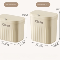 Thùng Đựng Rác Thông Minh Lắp Cánh Tủ 12L Tiện lợi Gọn Gàng A0652
