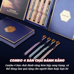 Hộp 4 Bàn Chải Đánh Răng 3 Chiều Chải 3 Mặt, Bàn Chải Lông Mềm Đánh Bay Mọi Mảng Bám A5061