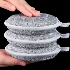 Giẻ Rửa Bát Sợi Kim Loại, Miếng Bọt Biển Cọ Rửa Xoong Nồi, Khăn Lưới Rửa Chén Dĩa A1632