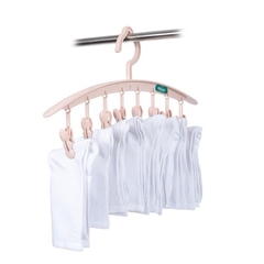 Thanh Móc 8 Kẹp Nhựa Hokori Móc Kẹp Phơi Đồ Chống Gió Thổi Bay Phơi Tất Vớ, Đồ Lót, Quần Áo Trẻ Em A3712