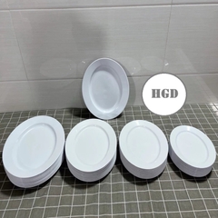 Đĩa Bầu Dục Lòng Sâu Việt Nhật (1209-4) Đĩa Đựng thức Ăn A2943