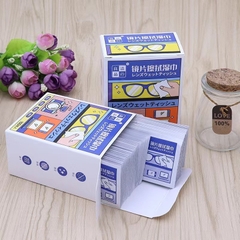 Hộp 100 Khăn Lau Kính Nano Chống Bám hơi nước Lau Kính Mắt, Vệ Sinh Camera Màn hình A2313