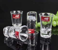 Bộ 6 Ly Thủy Tinh Uống Rượu 34ml Cao Cấp, Ly uống Rượu đế dày Wine Glass A1413
