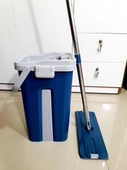 Bộ Cây Lau Nhà Tự Vắt Thông Minh, Cây Lau Nhà Tự Vắt Tiện Lợi Kèm Thùng A2911