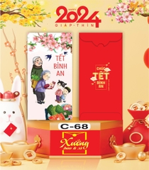 Bịch 10 Bao Lì Xì Tết Chúc Mừng Năm Mới Giáp Thìn 2024 A0331