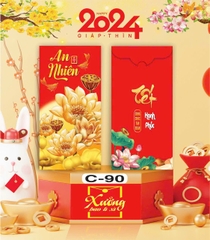 Bịch 10 Bao Lì Xì Tết Chúc Mừng Năm Mới Giáp Thìn 2024 A0331