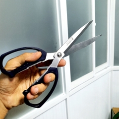 (Dài) Kéo Inox Văn Phòng Nhà Bếp, Kéo Cắt Giấy Size Lưỡi Dài A0233