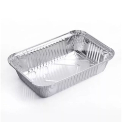 Sét 10 Khuôn Bạc Nướng Hình Chữ Nhật Khay Giấy Bạc Đựng Thực Phẩm Lót Nồi Chiên Tiện Lợi A2243