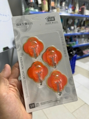 Vỉ 4 Móc Dán Tường Siêu Dính Hình Hoa 4 Cánh A1634