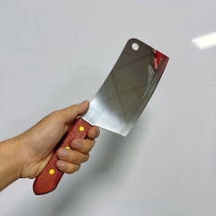 Dao Nhật Làm Bếp Cán Gỗ ASAKH 850 Thái Thịt Gọt Rau Củ Trái Cây A1423