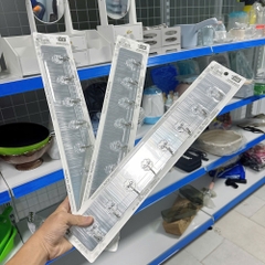 Thanh 8 Móc Dán Tường Hình Hoa Loại Lớn Dài 48CM Dán Tường Siêu Dính Chắc Chắn Không Cần Khoan Vít A4243
