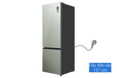 Tủ lạnh Aqua 2 cánh inverter 324 lít AQR-B380MA(GM) 2023