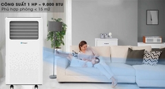 Điều hòa di động Casper 9000 btu 1 chiều PC-09TL33