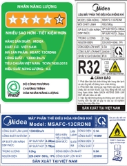 Điều hòa Midea inverter 1 chiều 12000 btu MSAFC-13CRDN8 chính hãng tại Hà Nội