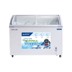 Tủ đông trưng bày Hòa Phát inverter 357 lít mặt kính HSF AD8357.C1