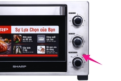 Lò nướng Sharp 38 lít EO-A384RCSV-ST chính hãng giá tốt