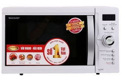 Lò vi sóng Sharp có nướng 23 lít R-G371VN-W chính hãng giá tốt