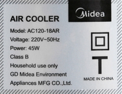 Quạt điều hòa Midea AC120-18AR chính hãng giá rẻ
