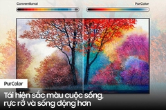 Smart Tivi Samsung 4K 55 inch UHD 55AU7700 chính hãng tại Hà Nội