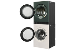 Tháp giặt sấy LG Inverter giặt 25 kg - sấy 17 kg WT2517NHEG siêu cao cấp