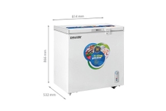 Tủ đông Hòa Phát HCF 336S1Đ1 162 lít giá rẻ