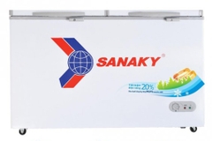 Tủ đông mát 2 ngăn Sanaky dàn đồng 280 lít VH 4099W1 giá rẻ