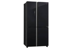 Tủ lạnh Sharp 4 cánh inverter 639 lít SJ-FXP640VG-BK có đông mềm