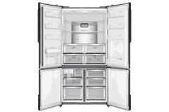 Tủ lạnh Electrolux inverter 562 lít EQE5660A-B 2023