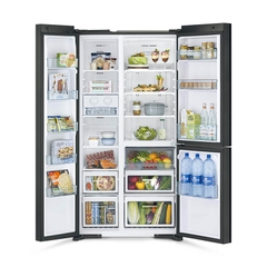 Tủ lạnh Hitachi Side By Side 3 cánh inverter 590 lít R-M800PGV0 (GBK), có sẵn hàng giao ngay