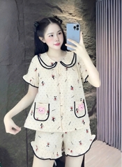 đùi lụa đũi mềm gắn gấu
