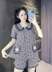 đùi lụa đũi mềm gắn gấu