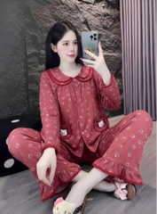 tay dài lụa đũi mềm gắn gấu