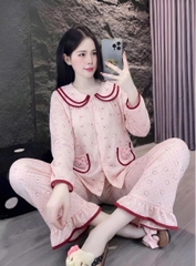 tay dài lụa đũi mềm gắn gấu